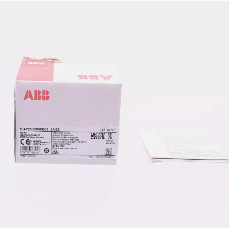 AI531 1SAP250600R0001 ABB Analog input module
